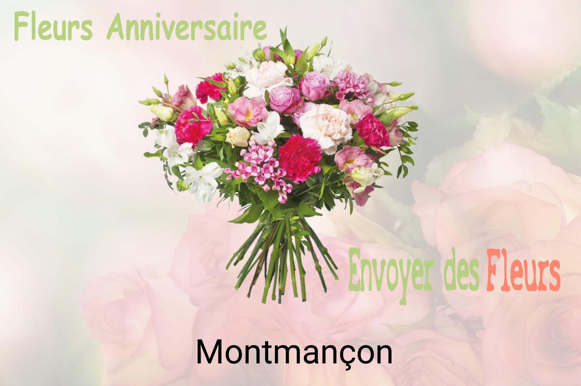 Bouquet de fleurs d’anniversaire livré à Montmançon